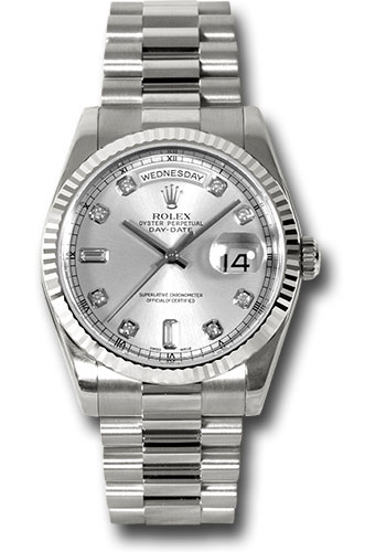 Rolex 118239 sdp Day-Date 36 (WG|Fluted 