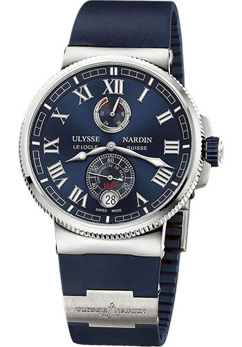 Ulysse Nardin Marine Chronometer Manufacture 43mm Steel tanium Rub