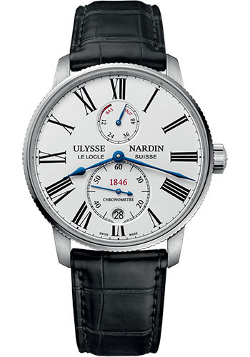 Ulysse Nardin Watches - Marine Torpilleur 42mm - Stainless Steel - Leather Strap - Style No: 1183-310/40