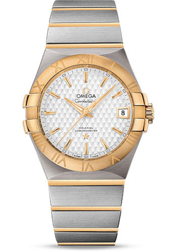 Omega Watches - Constellation Co-Axial 35 mm - Brushed Steel And Yellow Gold - Style No: 123.20.35.20.02.006