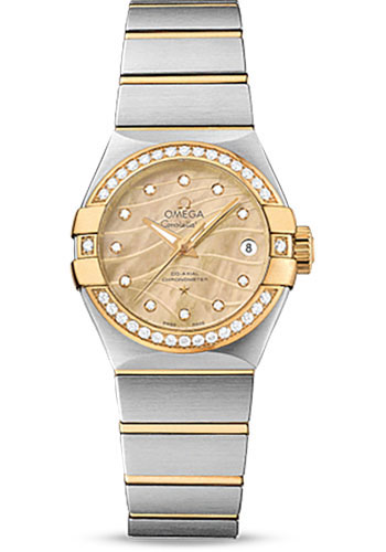 Omega Watches - Constellation Co-Axial 27 mm - Brushed Steel And Yellow Gold - Style No: 123.25.27.20.57.002