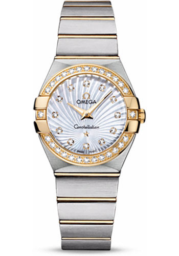 Omega Constellation Quartz 27 mm - Brushed Steel and Yellow Gold