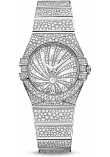 Omega Watches - Constellation Quartz 24 mm - White Gold - Style No: 123.55.24.60.55.010