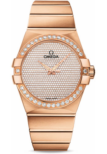 Omega Watches - Constellation Co-Axial 38 mm - Brushed Red Gold - Style No: 123.55.38.20.99.004