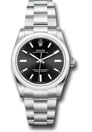 Rolex Oyster Perpetual No-Date 34mm - Domed Bezel Watches