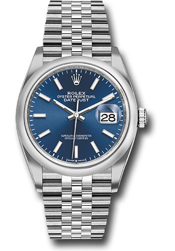 Rolex Watches - Datejust 36 Steel - Domed Bezel - Jubilee - Style No: 126200 blij