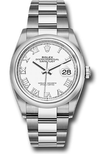 Rolex Watches - Datejust 36 Steel - Domed Bezel - Oyster - Style No: 126200 wro