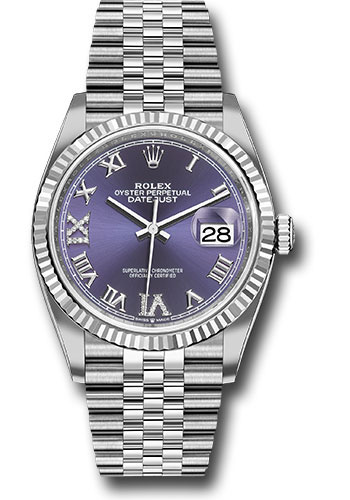 Rolex Datejust 36 Steel and White Gold 