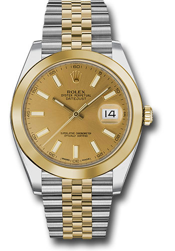 Rolex Watches - Datejust 41 Steel and Yellow Gold - Smooth Bezel - Jubilee - Style No: 126303 chij