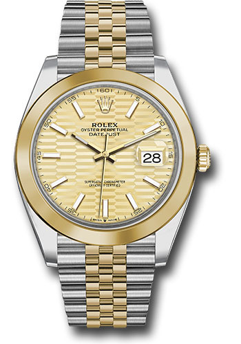 Rolex Watches - Datejust 41 Steel and Yellow Gold - Smooth Bezel - Jubilee - Style No: 126303 gflmij