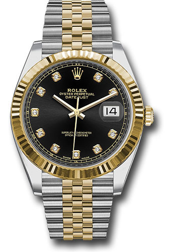 datejust 41 steel and yellow gold