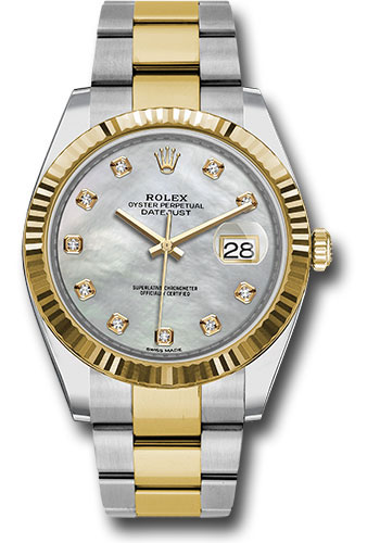 Rolex Datejust 41 Steel and Yellow Gold - Fluted Bezel - Oyster