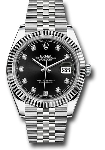 Rolex Datejust 41 Steel and White Gold 