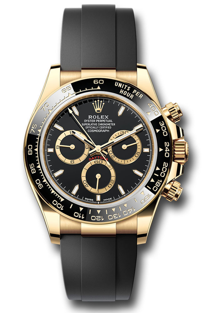 Rolex Cosmograph Daytona Yellow Gold - Oysterflex Strap Watches