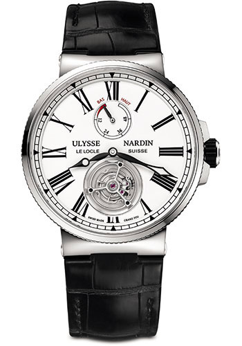 Ulysse Nardin Watches - Marine Tourbillon 43mm - Stainless Steel - Style No: 1283-181/E0