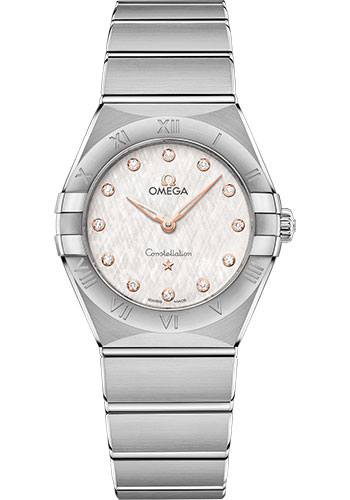 Omega Watches - Constellation Manhattan Quartz 28 mm - Stainless Steel - Style No: 131.10.28.60.52.001