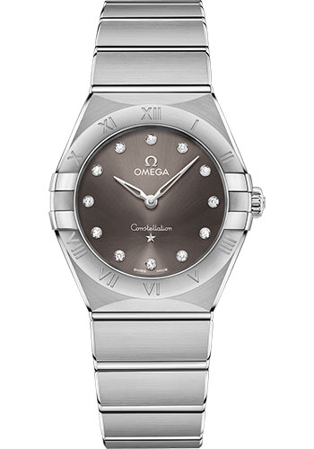 Omega Watches - Constellation Manhattan Quartz 28 mm - Stainless Steel - Style No: 131.10.28.60.56.001