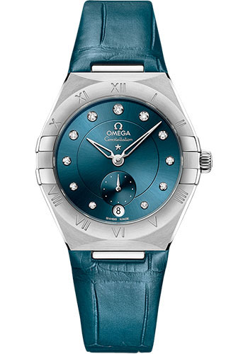 Omega Watches - Constellation Quartz Small Seconds - 34 mm - Brushed Stainless Steel - Style No: 131.13.34.20.53.001