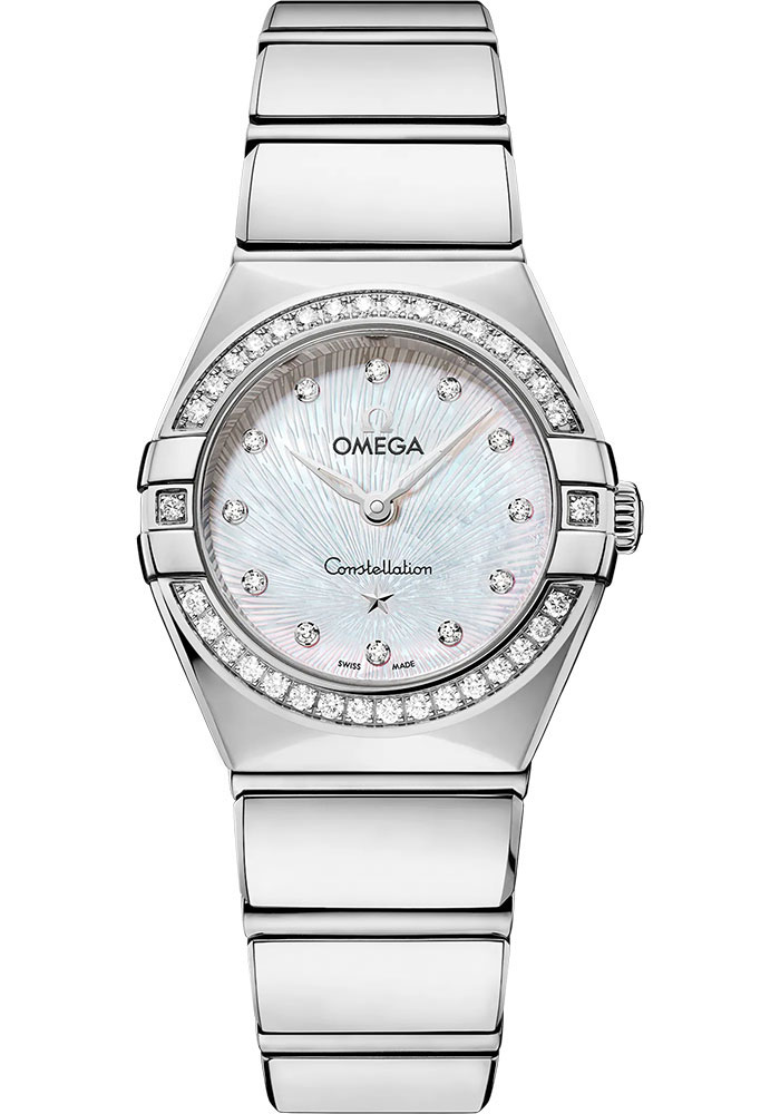 Omega Watches - Constellation Manhattan Quartz 25 mm - Stainless Steel - Style No: 131.15.25.60.55.002