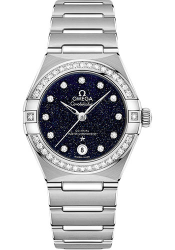 Omega Watches - Constellation Manhattan 29 mm - Stainless Steel - Diamond Bezel - Style No: 131.15.29.20.53.001