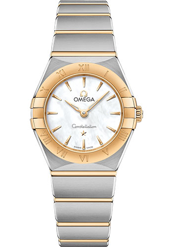 Omega Watches - Constellation Manhattan Quartz 25 mm - Steel and Yellow Gold - Style No: 131.20.25.60.05.002