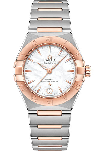 Omega Watches - Constellation Manhattan 29 mm - Steel and Sedna Gold - Style No: 131.20.29.20.05.001