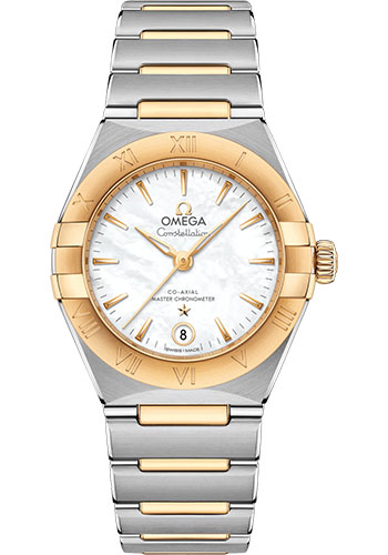 Omega Watches - Constellation Manhattan 29 mm - Steel and Yellow Gold - Style No: 131.20.29.20.05.002