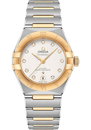 Omega Watches - Constellation Manhattan 29 mm - Steel and Yellow Gold - Style No: 131.20.29.20.52.002