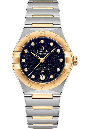 Omega Watches - Constellation Manhattan 29 mm - Steel and Yellow Gold - Style No: 131.20.29.20.53.001