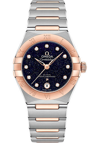 Omega Watches - Constellation Manhattan 29 mm - Steel and Sedna Gold - Style No: 131.20.29.20.53.002