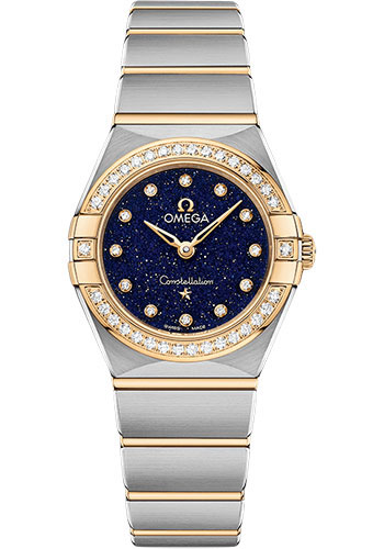 Omega Constellation Manhattan Quartz (25mm|Steel&YG|Dia Bez)