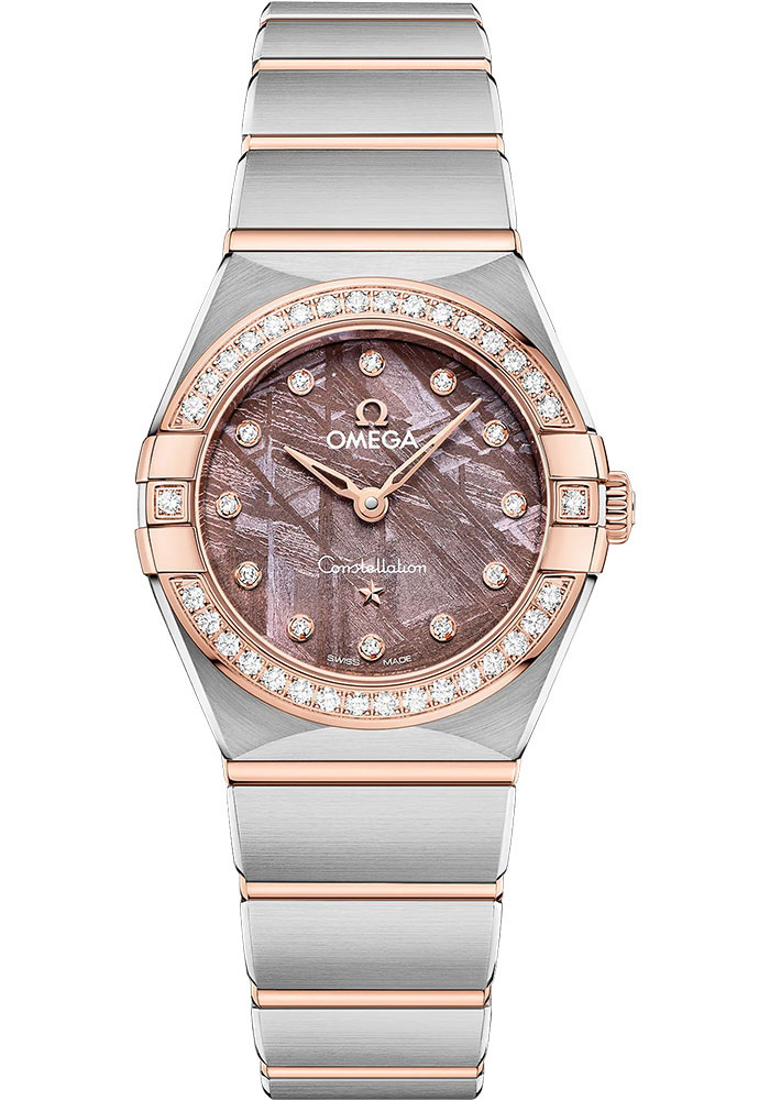 Omega Watches - Constellation Manhattan Quartz 25 mm - Steel and Sedna Gold - Style No: 131.25.25.60.99.001