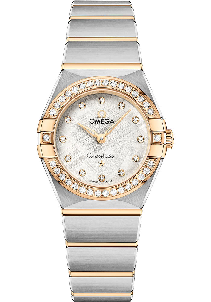 Omega Watches - Constellation Manhattan Quartz 25 mm - Steel and Yellow Gold - Style No: 131.25.25.60.99.002