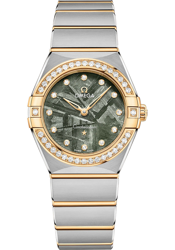 Omega Watches - Constellation Manhattan Quartz 28 mm - Steel and Yellow Gold - Style No: 131.25.28.60.99.002