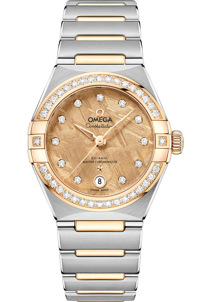 Omega Watches - Constellation Manhattan 29 mm - Steel and Yellow Gold - Style No: 131.25.29.20.99.002