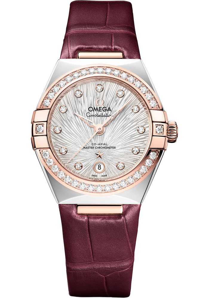 Omega Watches - Constellation Manhattan 29 mm - Steel and Sedna Gold - Style No: 131.28.29.20.52.001