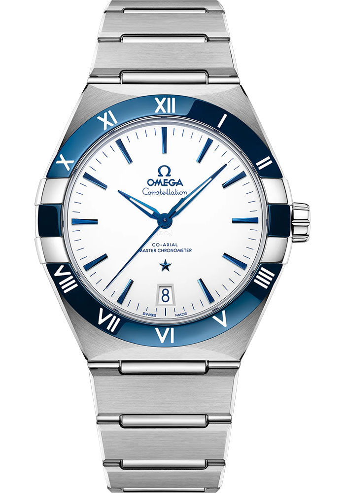 Omega Watches - Constellation Co-Axial 41 mm - Brushed Stainless Steel - Style No: 131.30.41.21.04.001