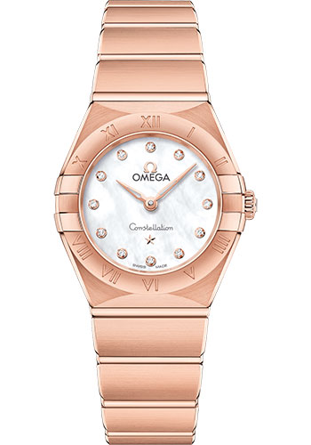 Omega Watches - Constellation Manhattan Quartz 25 mm - Sedna Gold - Style No: 131.50.25.60.55.001