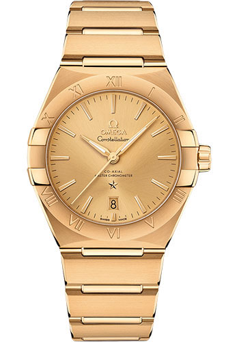 Omega Watches - Constellation Manhattan 39 mm - Yellow Gold - Style No: 131.50.39.20.08.001