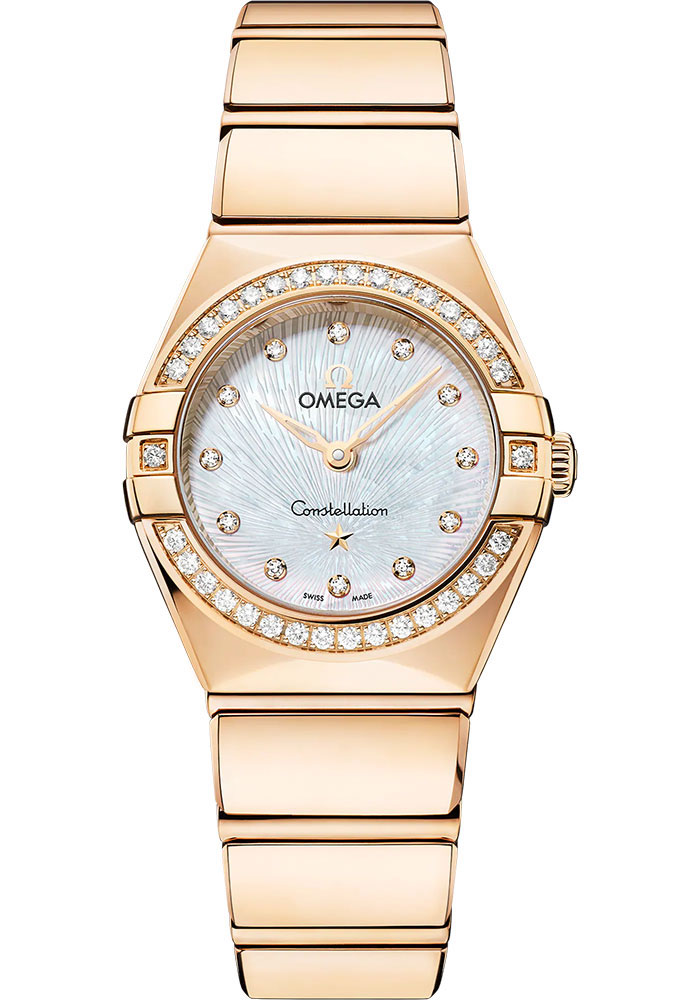 Omega Watches - Constellation Manhattan Quartz 25 mm - Moonshine Gold - Style No: 131.55.25.60.55.003