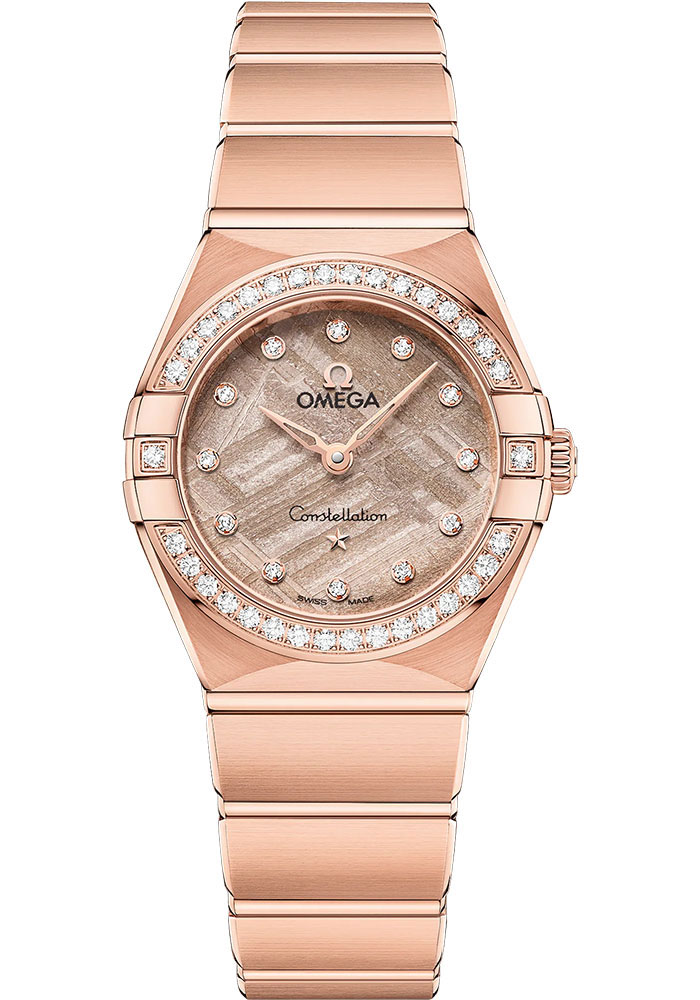 Omega Watches - Constellation Manhattan Quartz 25 mm - Sedna Gold - Style No: 131.55.25.60.99.002