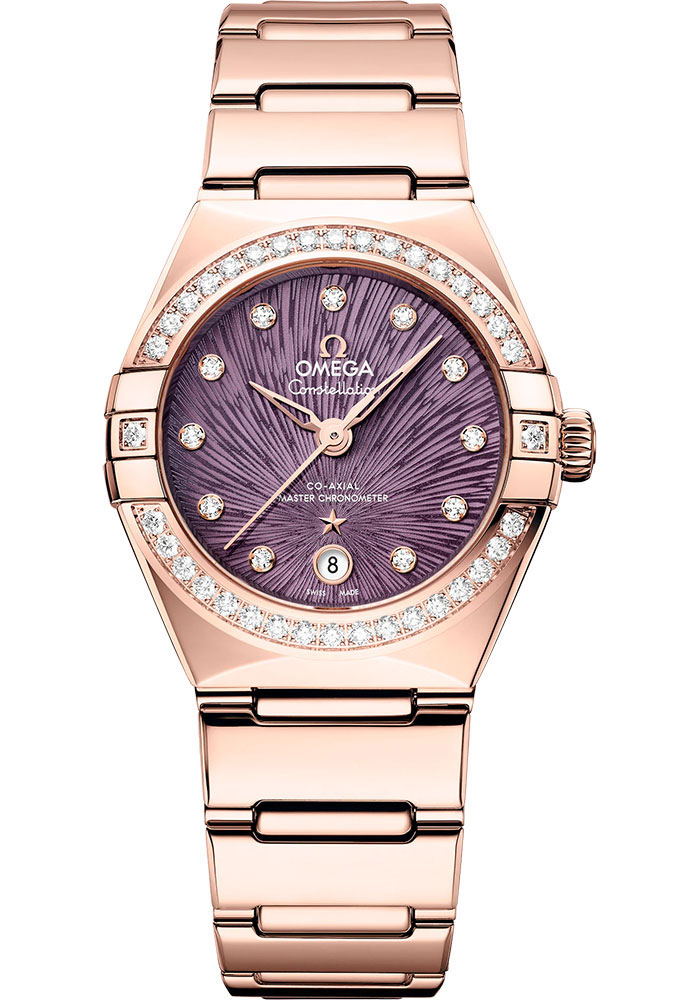 Omega Watches - Constellation Manhattan 29 mm - Sedna Gold - Style No: 131.55.29.20.60.001