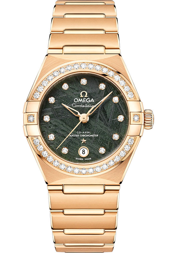 Omega Watches - Constellation Manhattan 29 mm - Yellow Gold - Style No: 131.55.29.20.99.005