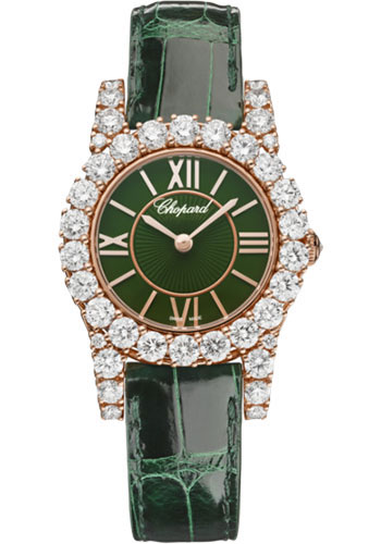 Chopard Watches - L Heure Du Diamant Round - 30mm - Rose Gold - Style No: 13a377-5008