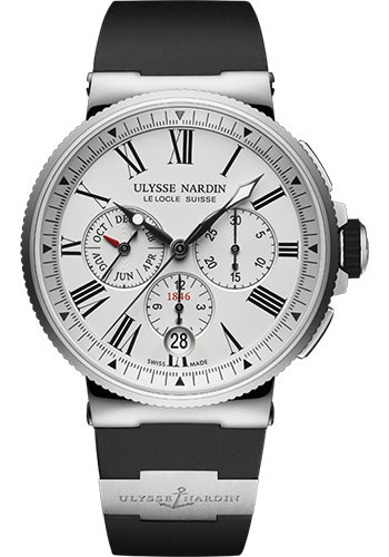 Ulysse nardin marine chronometer rubber online strap