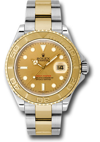 Rolex Yacht-Master 16623 Two Tone 18K Yellow Gold/SS Champagne Dial Watch