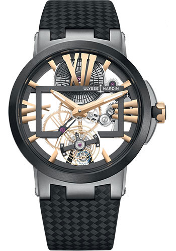 Ulysse Nardin Watches - Skeleton Tourbillon Titanium - Style No: 1713-139/02-BQ