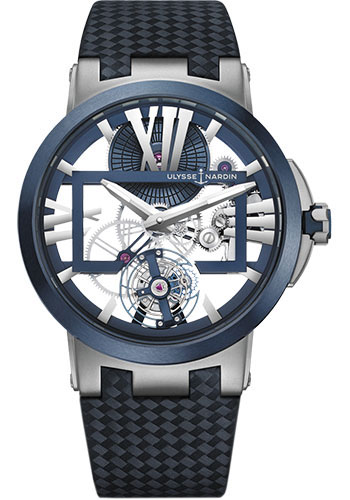 Ulysse Nardin 1713 139 43 Skeleton Tourbillon Titanium Watch