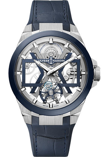 Ulysse Nardin Watches - Blast 45mm - Titanium - Leather Strap - Style No: 1723-400/03