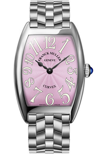 Franck Muller Watches - Cintre Curvex - Quartz - 25 mm Platinum - Bracelet - Style No: 1752 QZ O PT Pink